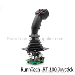 RunnTech joystick handle with switch single axis joystick potentiometer cnc joystick Conductive Plastic joystick optical