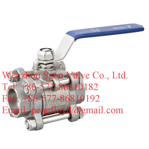 3pc Socket Weld Ball Valve