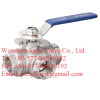 T type 3 way ball valve