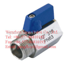 Mini Ball Valve M/F M/M F/F