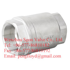 Vertical lift check valve