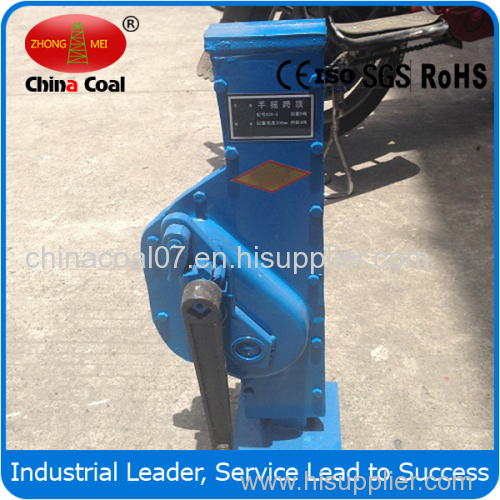 China Coal Ratchet Rail Jack with Safety Crane Handle