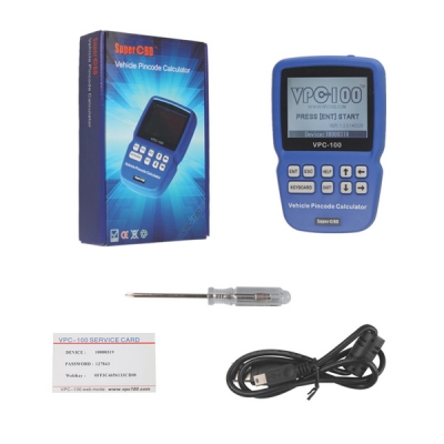 Hand Held VPC100 Immobilizer Pincode Calculator