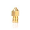 High Accuracy Brass 0.4mm Extruder Nozzles 3D Printer Parts