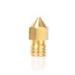 High Accuracy Brass 0.4mm Extruder Nozzles 3D Printer Parts