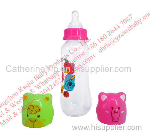 240ml PP standard neck baby bottles with nipple bottles