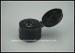 Body Lotion Bottle PET Bottle Caps Flip Top Black No Leakage
