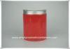 500Ml Empty Transparent Plastic Jars / Stackable Travel Cosmetic Jars