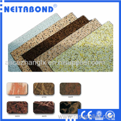 Alucobond Aluminum Composite Panel ACP Sheet Interior Faux Stone Aluminum Composite Wall Paneling