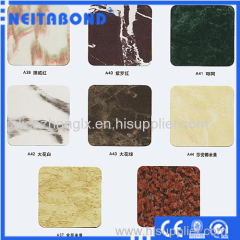 Alucobond Aluminum Composite Panel ACP Sheet Interior Faux Stone Aluminum Composite Wall Paneling