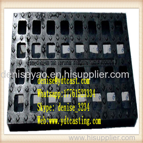 Casting iron drain grating trench grate 500*500