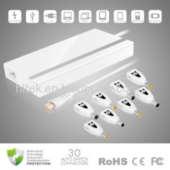 90W Ultra Slim Universal Laptop AC Adapter With 5V 2.3A Dual USB output
