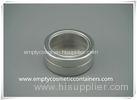 Travel 25 G Aluminum Cosmetic Jars And Containers Silk Screen Printing
