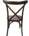 Wood dining room cross back wedding chair