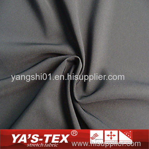 2016 Hot Selling High Elastic Soft Solid Dyed Polyester Spandex Fabric For Comfortable Garment