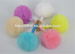 rabbit fur pom pom faux fur ball keychain felt ball fur scarf