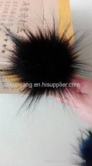 Beautiful faux fur ball pendant handmade fake fur pom pom fur pom keychain