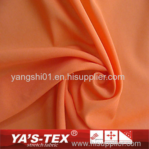 New Arrival Light Weight Eco-friendly 4 Way Stretch Polyester Fabric Lycra Spandex Solid Dyed For Suit