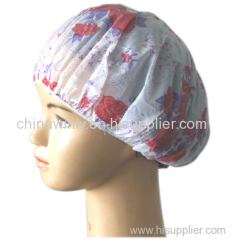 Plastic shower cap bath accessories