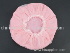 Plastic shower cap bath accessories