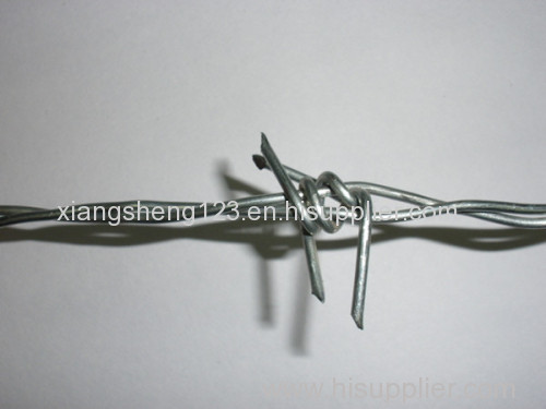 Galvanized / PVC Barbed Wire For Agriculture Livestock
