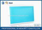 Standard size memory foam cooling gel pillow with different gel layer