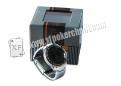 Stainless Steel Watch Camera Poker Scanner With Invisible Ink Marking