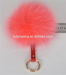 rabbit mink raccoon fox fur pom fur ball keychain faux ball for beanie hat