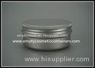 Stackable 50G Aluminum Jars / Empty Makeup Jars With Lids OEM