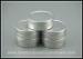 Round Silver Aluminum Cosmetic Containers Aluminum Spice Tins