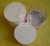 Gift White Cardboard Tube Containers Cylinder Packaging Boxes Eco Friendly