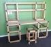 Square Cardboard Tube Furniture Strorage Shelves For Book Store