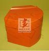 Round Cardboard Food Packing Boxes Glossy Lamination Printing