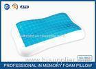 Contour memory foam cooling gel pillow in Summer for relieving neck fatigue