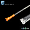 Hydrophilic coated Nelaton catheter