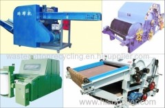 rag tearing machine line