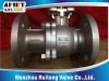 JIS flanged ball valve with ISO5211 mounting pad