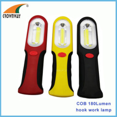 3W COB 250Lumen magnet and hook working light 3*AA repairing lamp outdoor camping light car repairing lamp