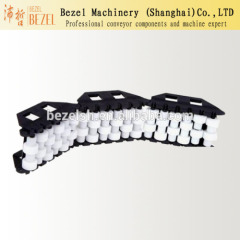 Curve plastic bead roller guide rail