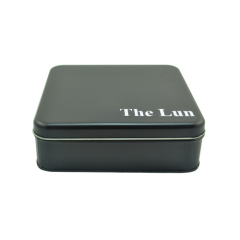 food packing use square tin box for cookie