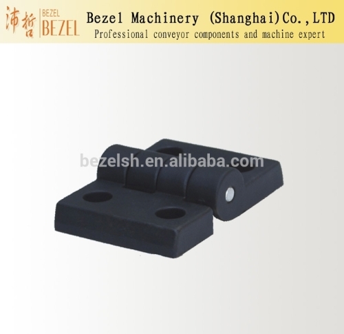 Middle plastic door hinge for packing machine