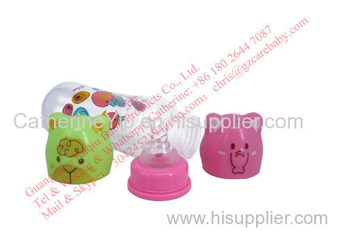 240ml PP standard neck baby bottles with nipple bottles