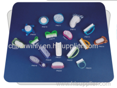 Nail brush with bath accessories