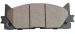 ceramics toyota front brake pad