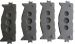 ceramics toyota front brake pad