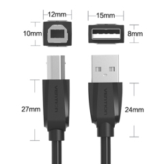 Vention High Speed USB 2.0 Type A to B Male to Male Scanner Printer Cable