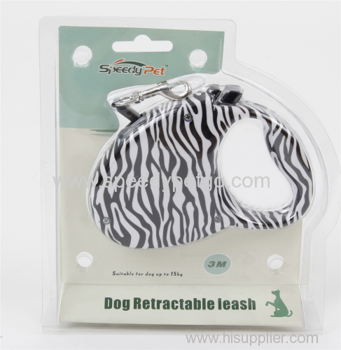 SpeedyPet Brand Zebra Shape Dog Auto Leash
