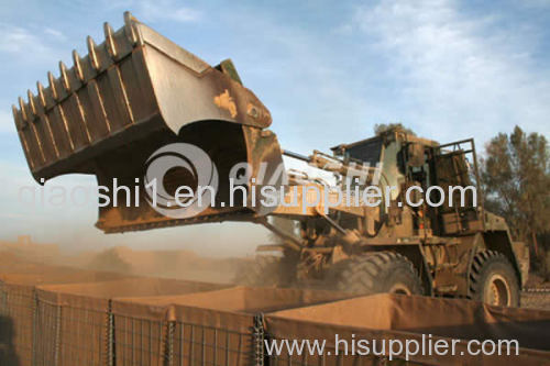 hesco barrier for oil company Qiaoshi