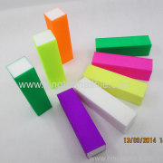colourful nail buffer block manufacture