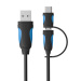 Vention Newest Android Data Charger Cable With Type C Adapter